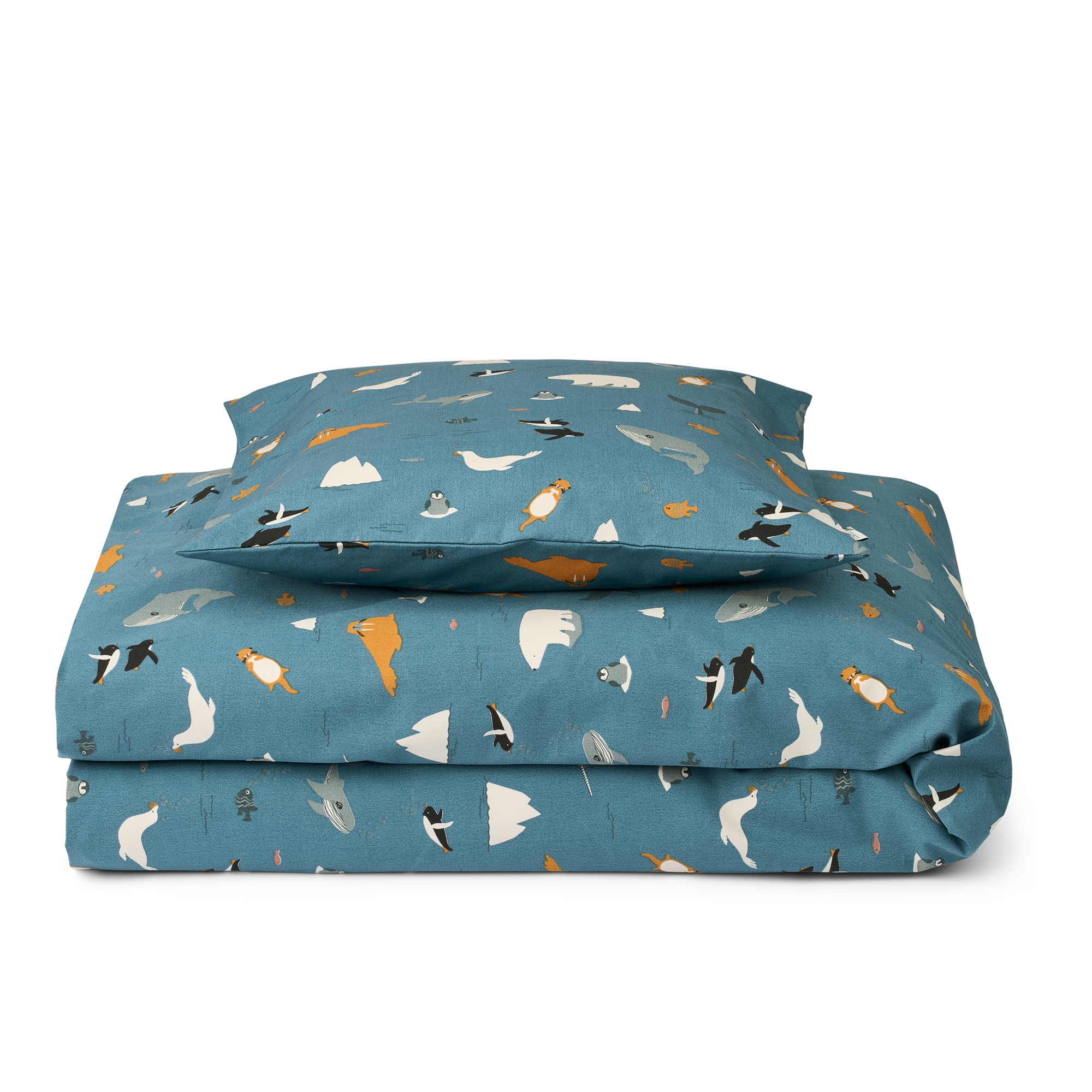Liewood Carl Adult Printed Bedset | Arctic Sea / Ocean View