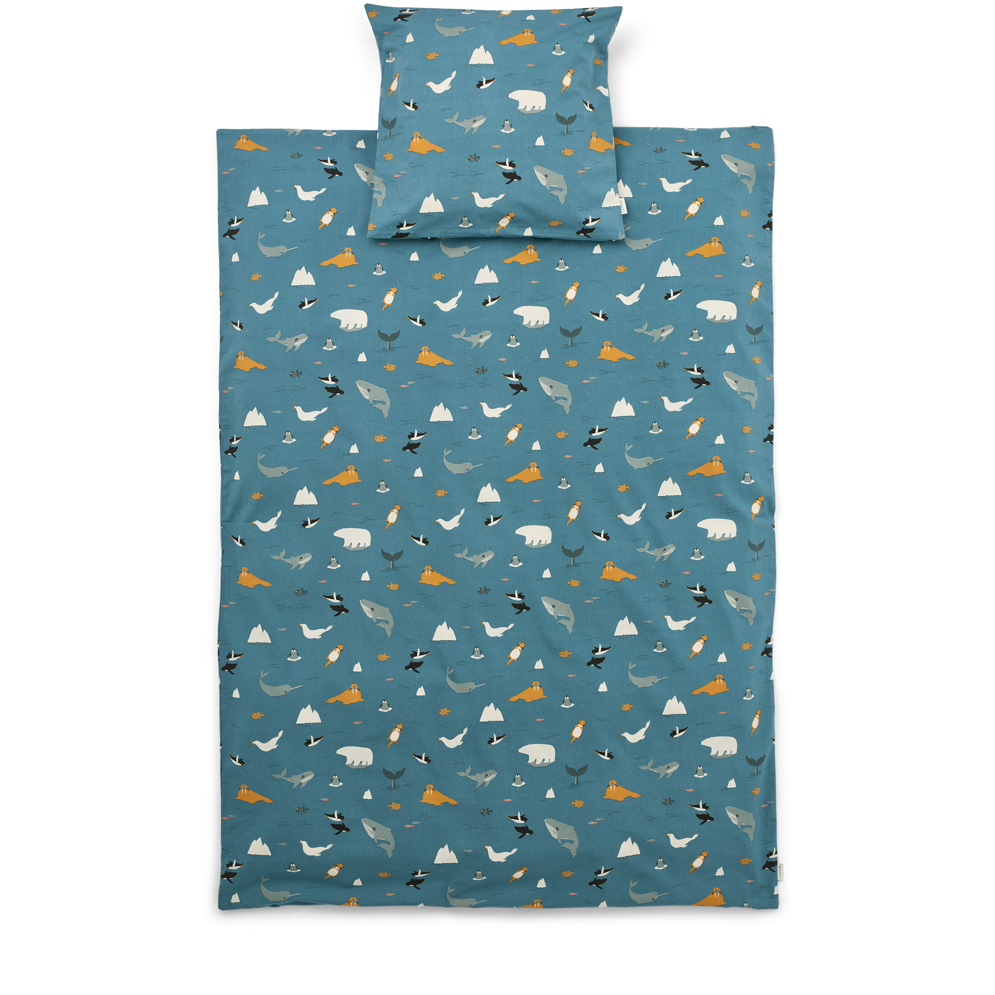 Liewood Carl Adult Printed Bedset | Arctic Sea / Ocean View