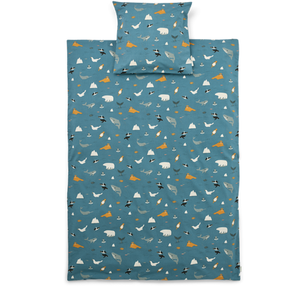 Liewood Carl Adult Printed Bedset | Arctic Sea / Ocean View