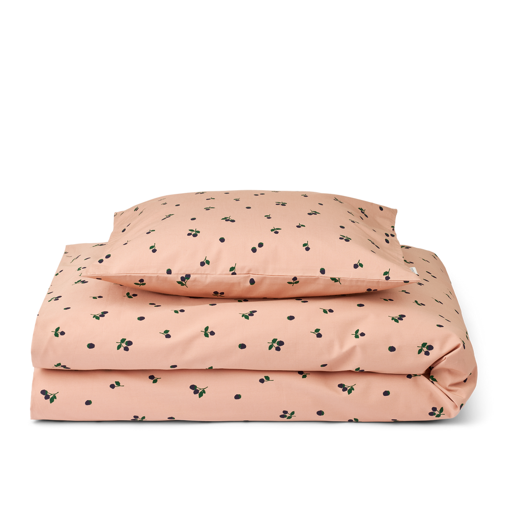 Liewood Carl Adult Printed Bedset | Berry / Pale Tuscany