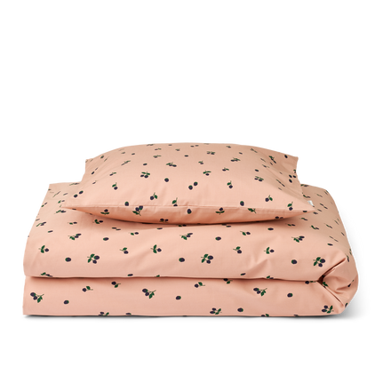 Liewood Carl Adult Printed Bedset | Berry / Pale Tuscany