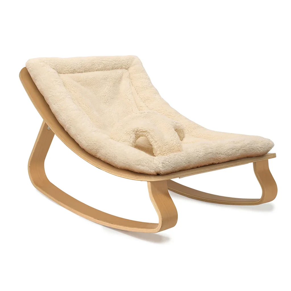 Charlie Crane LEVO Baby Rocker - Fur Milk