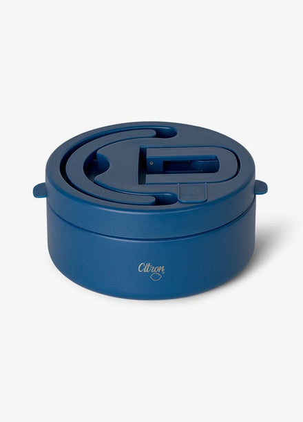 Citron RVS Thermo Food Jar 400ml | Dark Blue