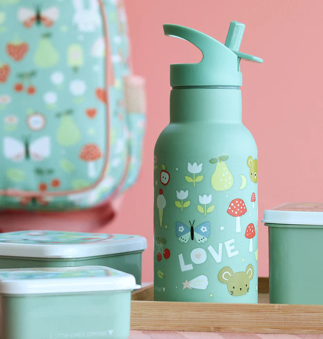 A Little Lovely Company RVS Drinkfles 350ml | Joy