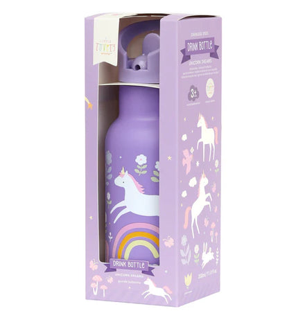 A Little Lovely Company Stainless Steel Drinkfles | Unicorn Dreams