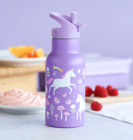 A Little Lovely Company Stainless Steel Drinkfles | Unicorn Dreams
