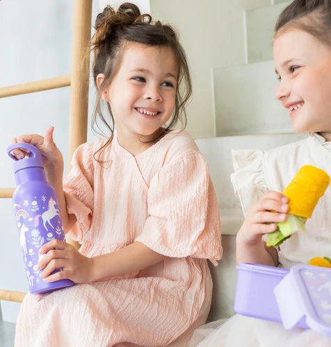 A Little Lovely Company Stainless Steel XL Drinkfles | Unicorn Dreams