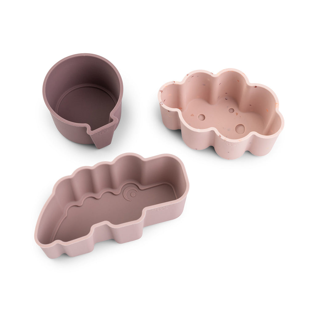 Done By Deer Silicone Vormen 3PCS | Happy Clouds Powder