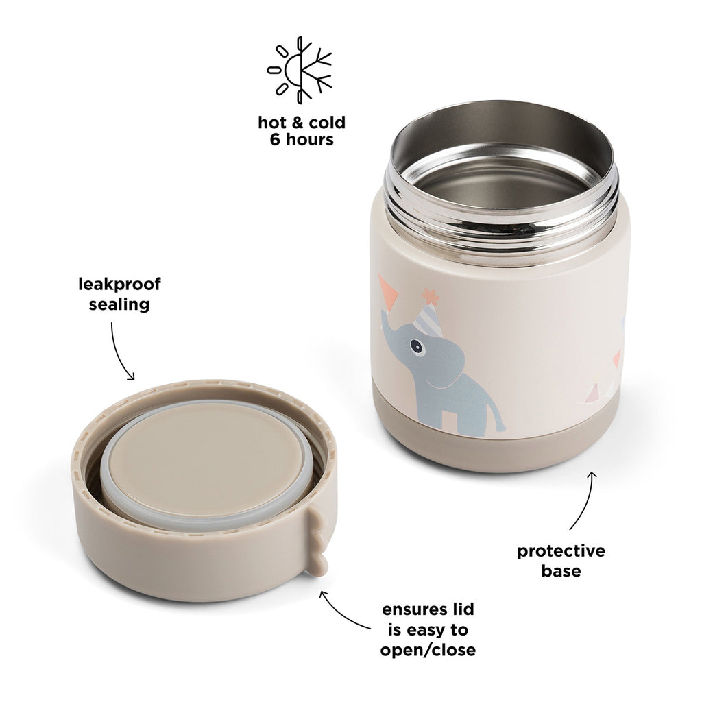 Done By Deer Thermische Food Jar 300ml | Celebration Sand