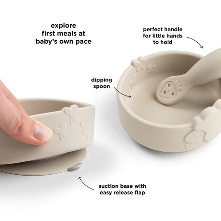 Done By Deer Stick & Stay Learning Meal Set | Sheepy Sand
