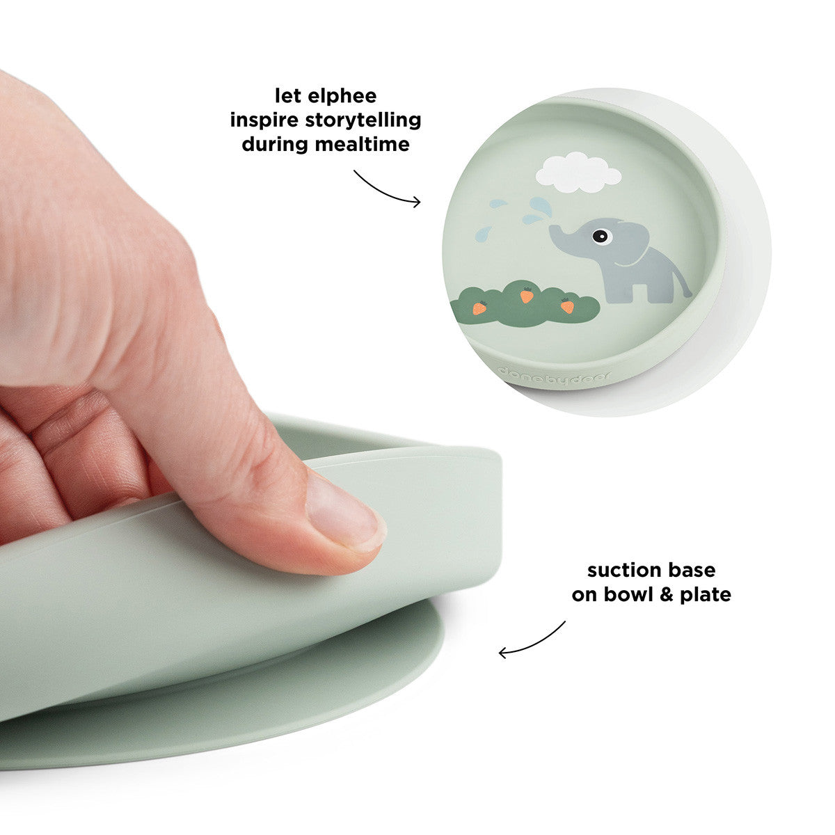 Done By Deer Stick & Stay Dinner Set | Elphee Green