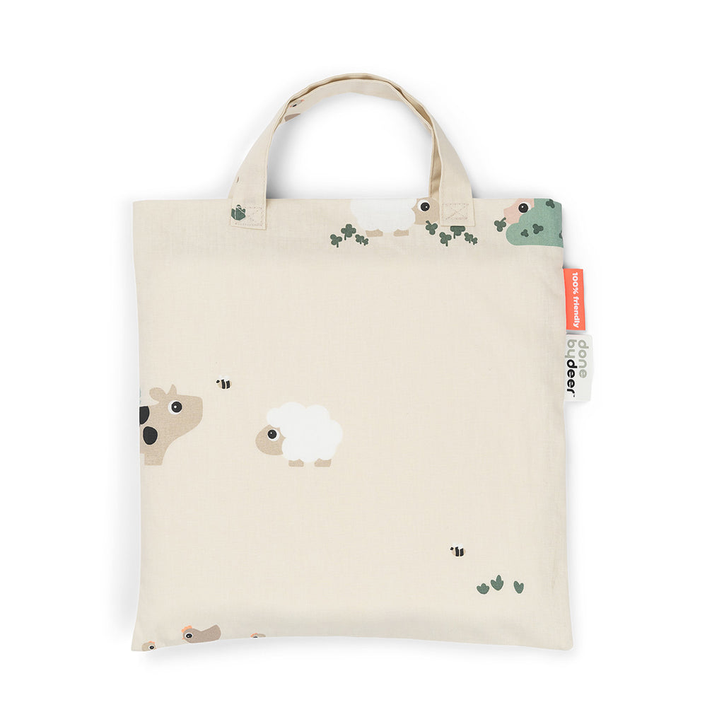 Done By Deer Dekbedovertrek Junior Tiny Farm Sand