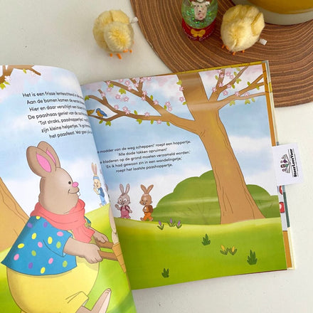 Clavis Voorleesboek De Paashoppertjes En De Chocolademachine