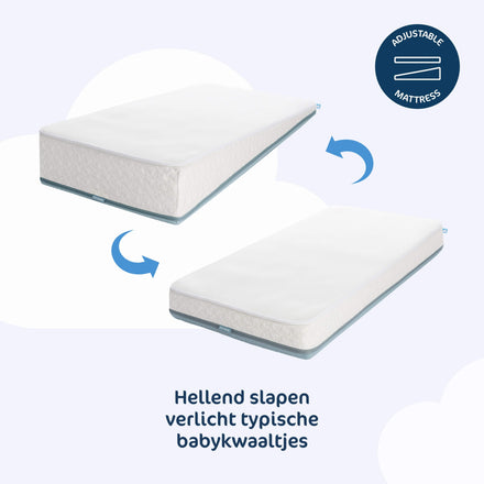 Aerosleep Premium matraspakket anti-reflux, verhoogde ligging tegen typische babykwaaltjes