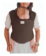 Babylonia Draagdoek Tricot-Slen Organic Chocolat Fudge, de draagdoek in chocoladebruin