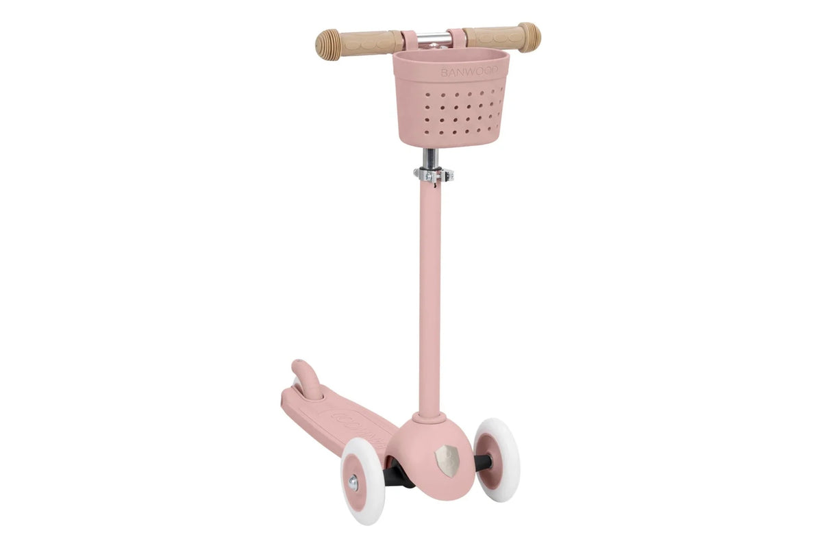 Banwood Eco Scooter Step in Dustyrose op witte achtergrond