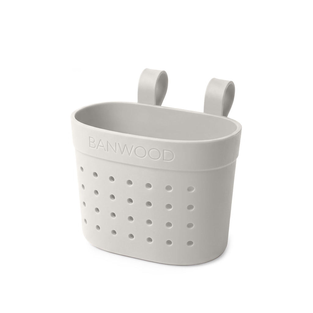 Banwood Fietsmandje Pin & Ride Ivory, fietsmandje voor kinderen bij De Gele Flamingo