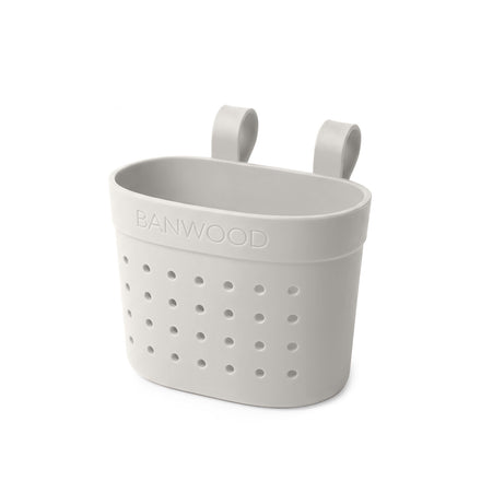 Banwood Fietsmandje Pin & Ride Ivory, fietsmandje voor kinderen bij De Gele Flamingo