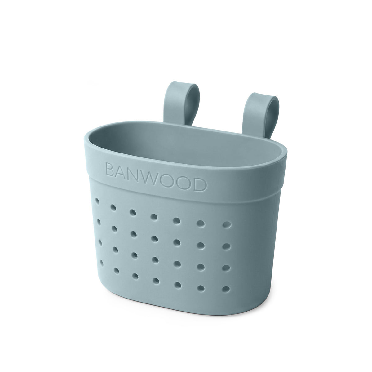 Banwood Fietsmandje Pin & Ride Teal, fietsmandje voor kinderen bij De Gele Flamingo