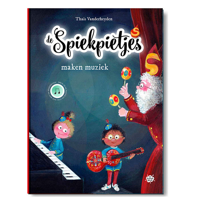 De Spiekpietjes Leesboek Maken Muziek, de cover van het muziekprentenboek