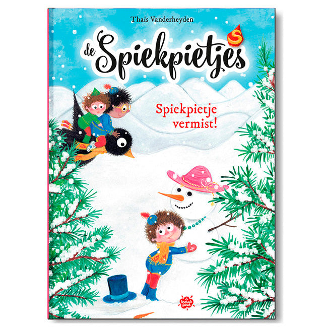 De Spiekpietjes Leesboek Spiekpietje Vermist, de cover van het winterse prentenboek