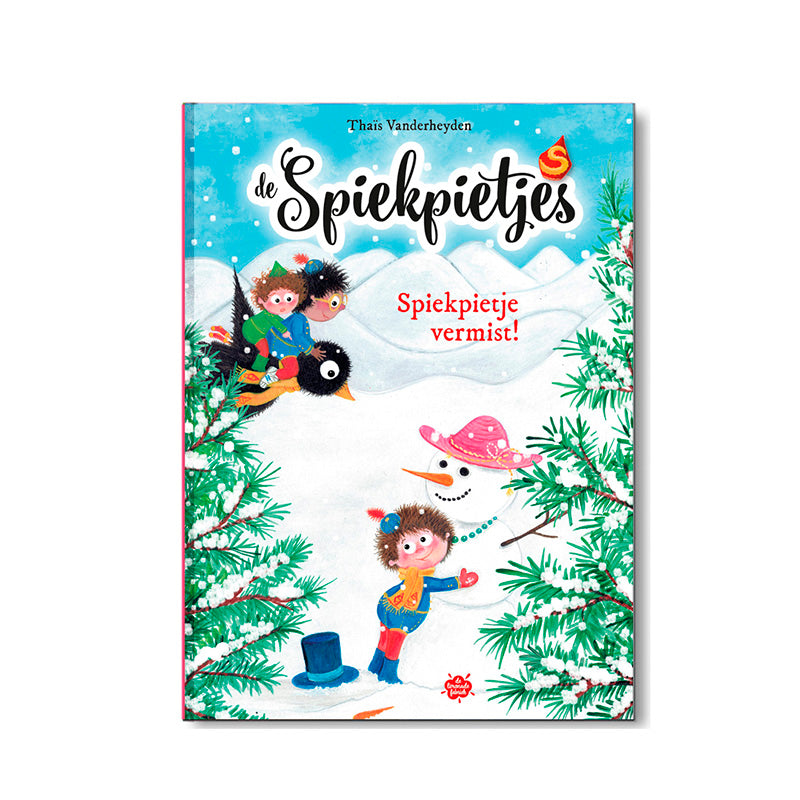 De Spiekpietjes Spiekpietje Vermist + Pop Minnie, de knuffelpop Spiekgrietje Minnie met blond haar en strik