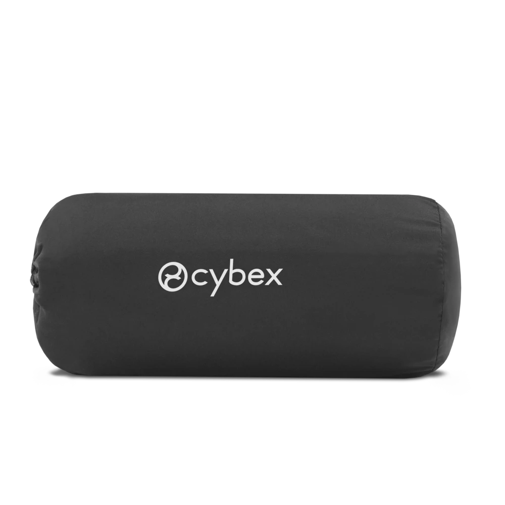CYBEX Reistas zwart, opgevouwen in het opbergzakje