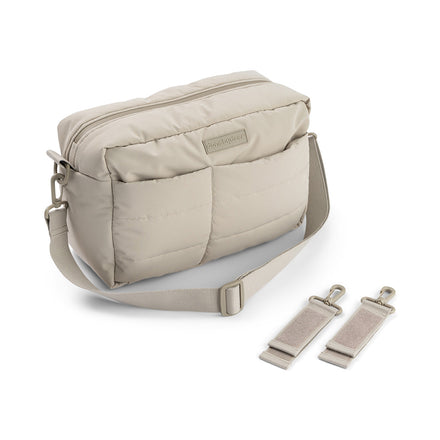 Done By Deer Quilted Stroller Bag luiertas buggy organizer Sand