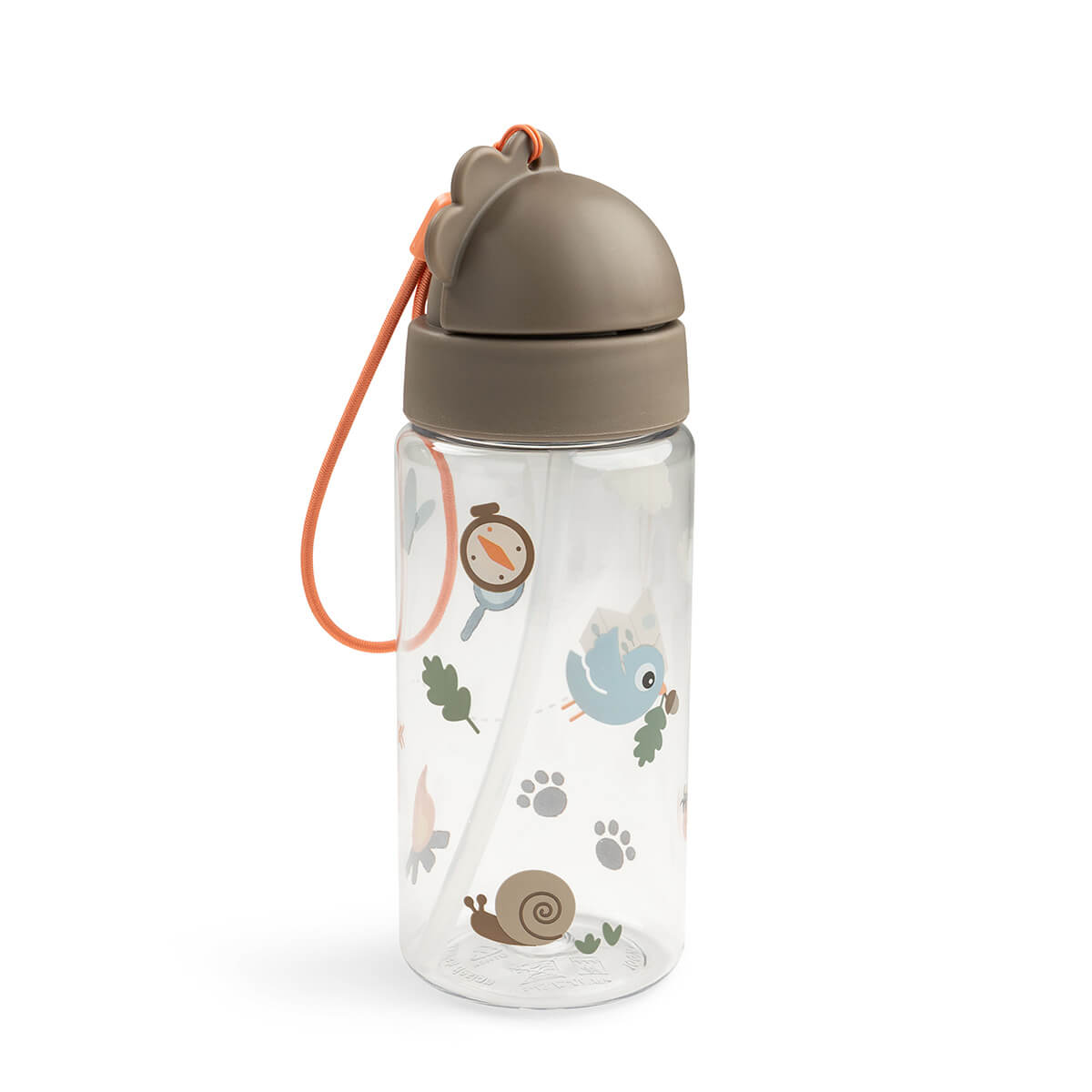 Done By Deer drinkfles met rietje Tiny Trails Sand