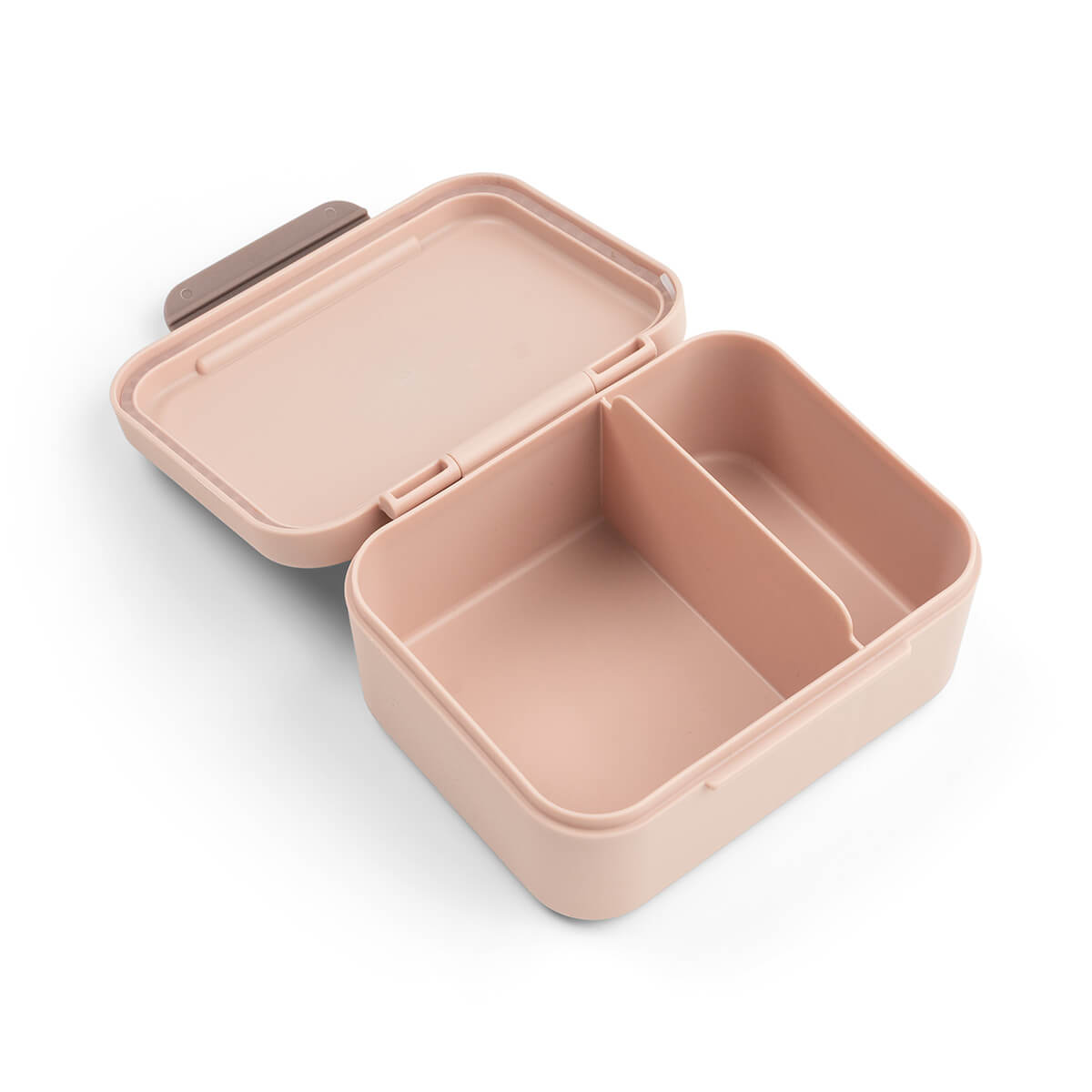Done By Deer kleine lunchdoos met snackprikkers in Tiny Farm Powder, gesloten