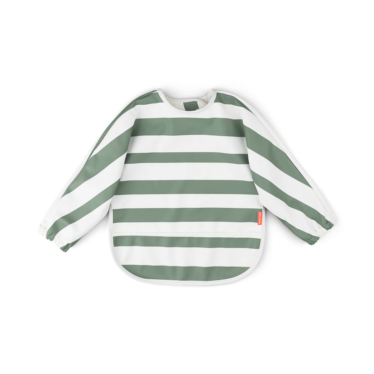 Done By Deer slab met lange mouwen en opvangzak in Stripes Green
