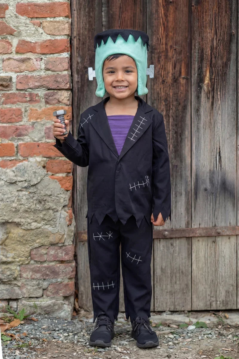 Great Pretenders Monster Mash kostuum met top, broek en hoofddeksel