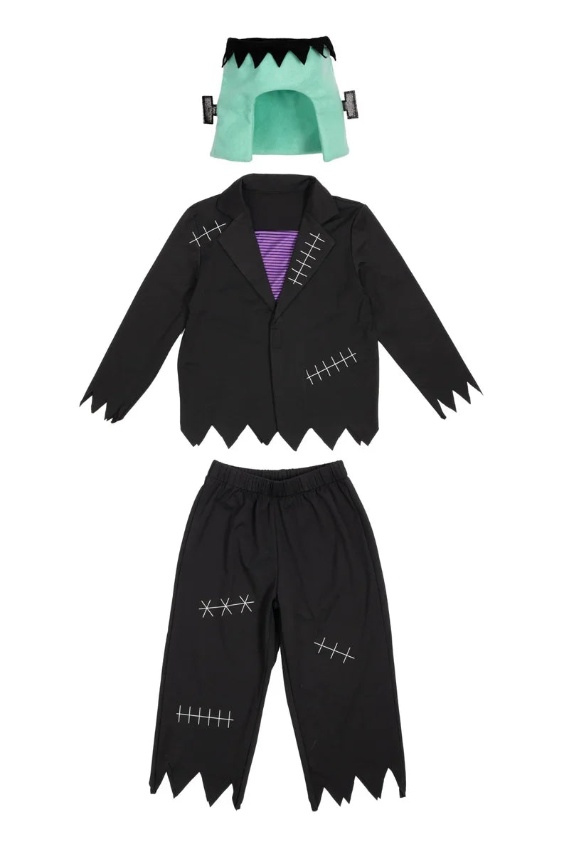 Great Pretenders Monster Mash kostuum met top, broek en hoofddeksel