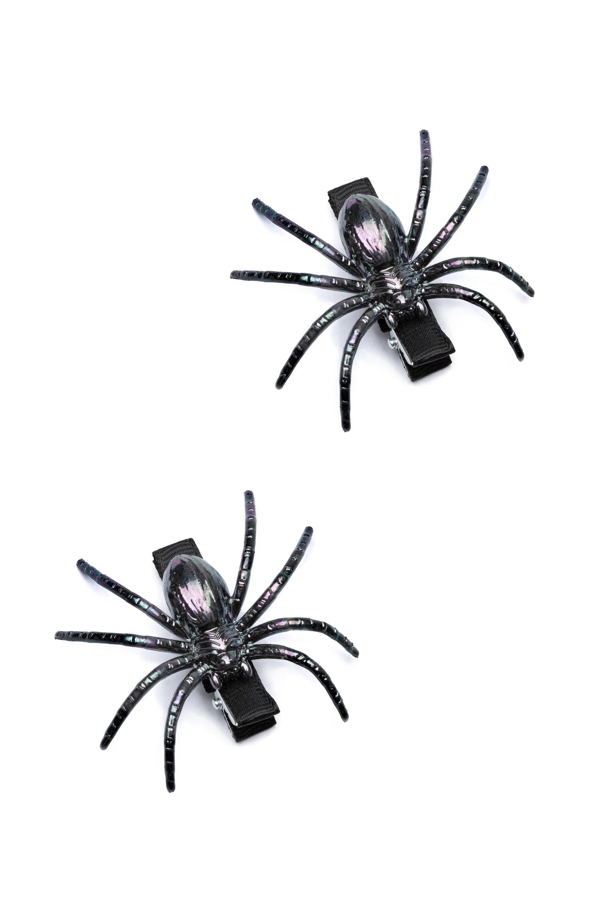 Great Pretenders Creepy Crawly Hair Clips spinnen haarclips zwart
