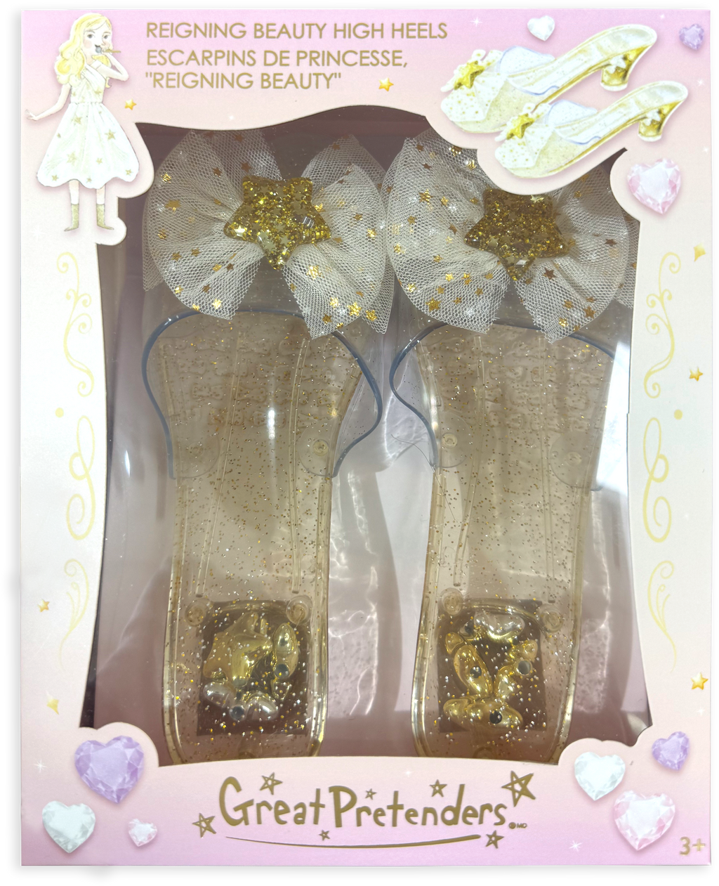 Great Pretenders Reigning Beauty High Heels verkleedschoentjes goud