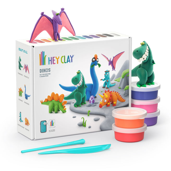 Hey Clay Boetseerklei | Dinos (15 potjes)