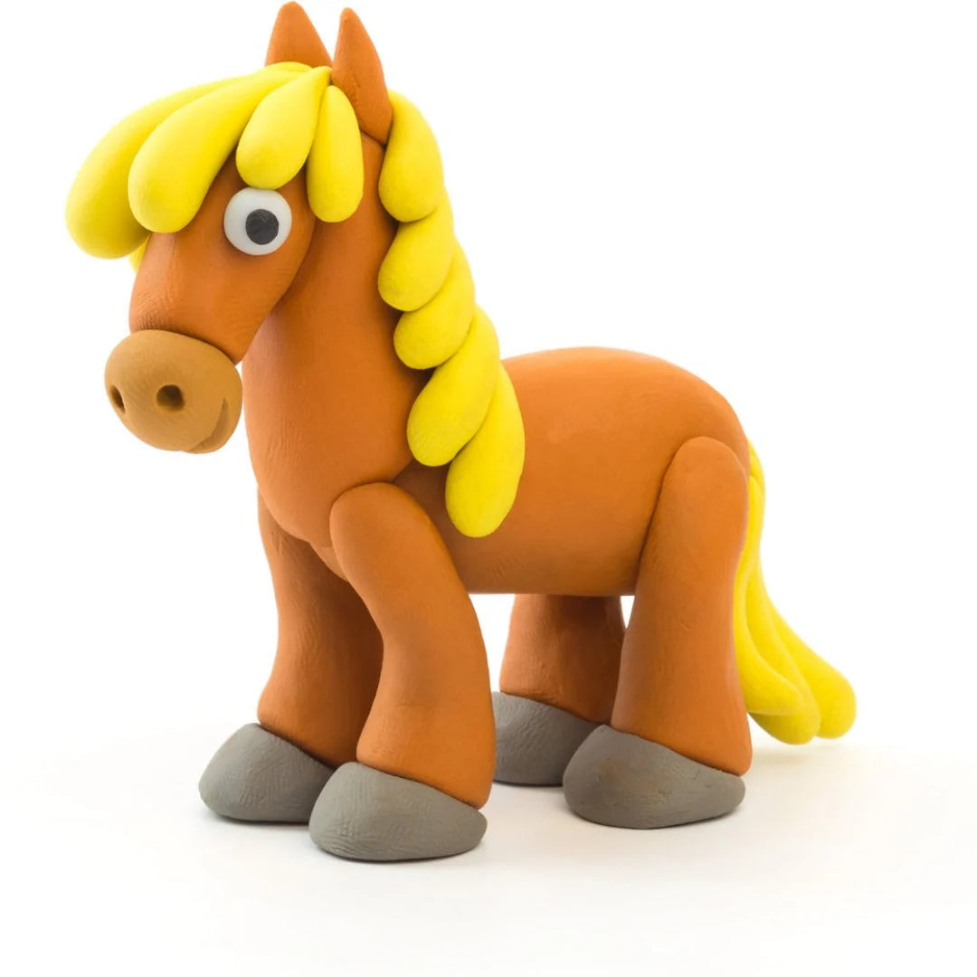 Hey Clay Boetseerklei | Horse (3 potjes)