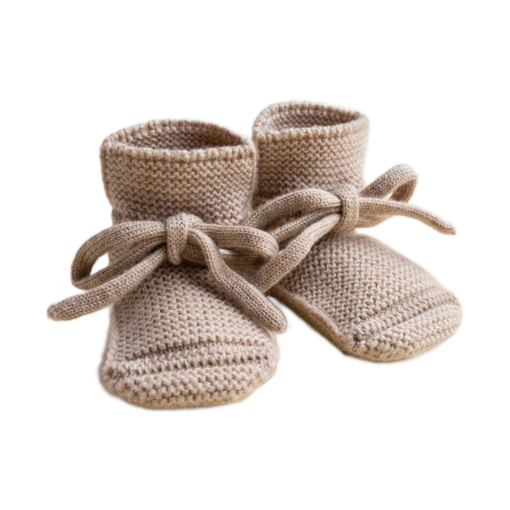 Hvid Booties | Sand
