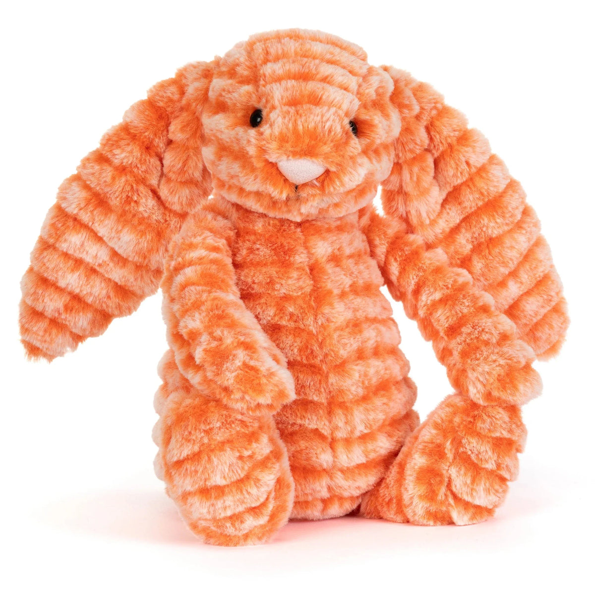 Jellycat Fizzleskip Bunny, oranje knuffelkonijn vooraanzicht
