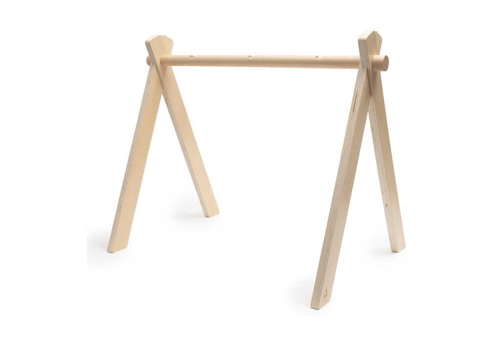 Jollein babygym hout Twist and Go, detail van de houten poten