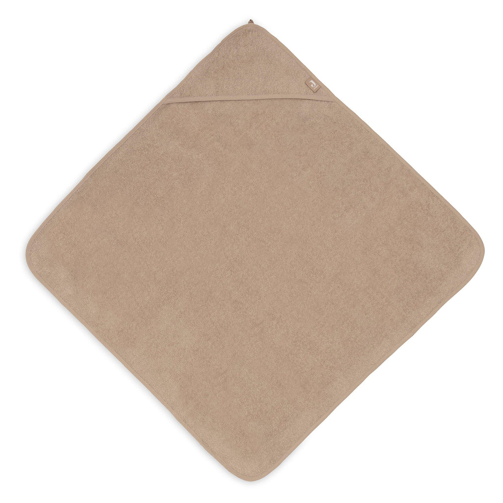 Jollein badcape badstof 75x75 cm in de kleur Milky Coffee