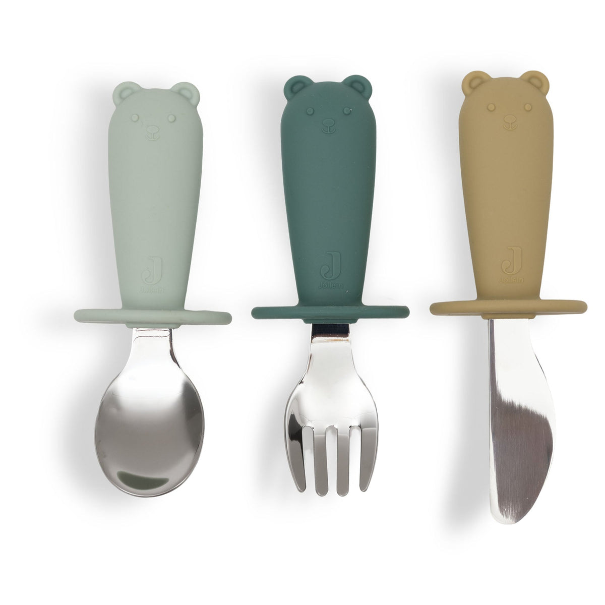 Jollein bestekset siliconen Jade Shades