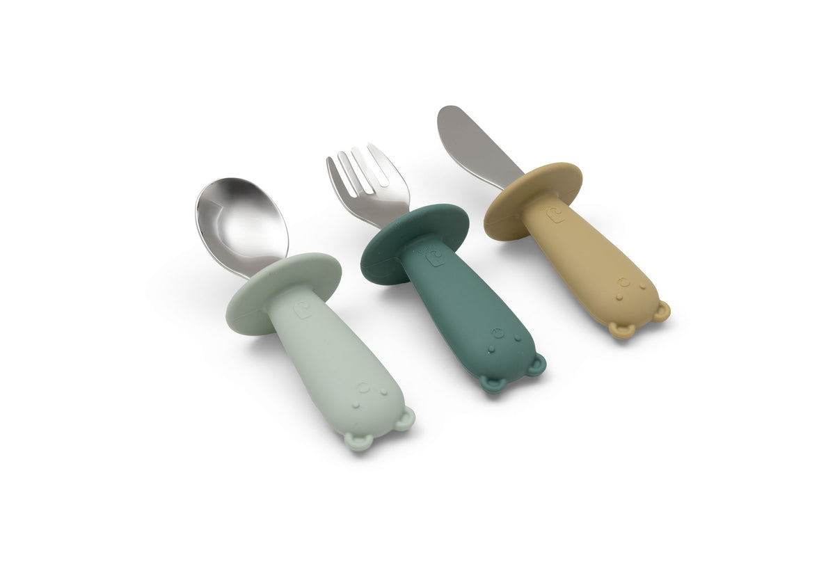 Jollein bestekset siliconen Jade Shades