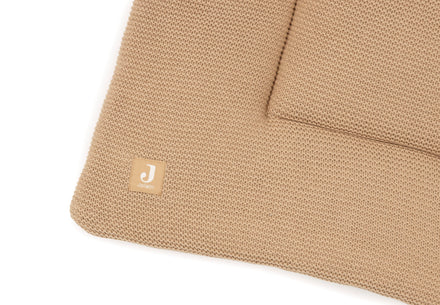 Jollein boxkleed Basic Knit Hazel, detailfoto van de zachte velvet onderkant