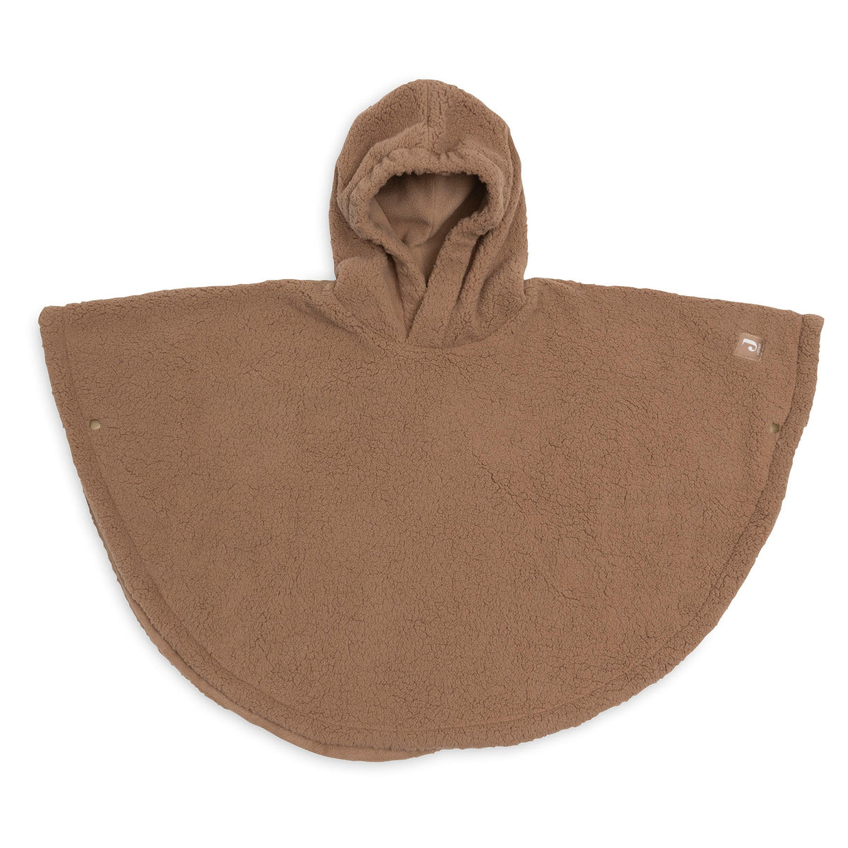 Jollein cosy poncho teddy fleece Dark Hazel