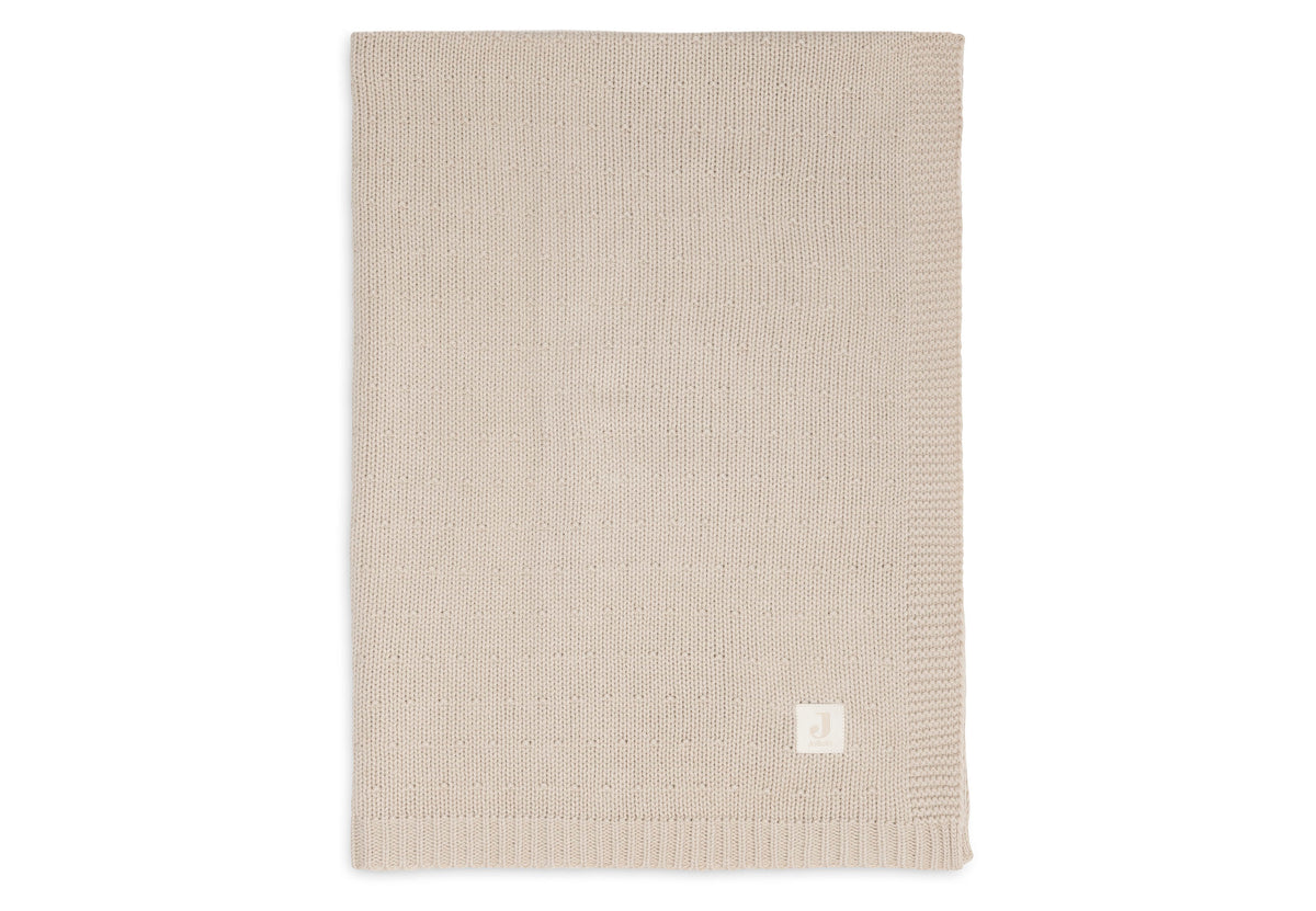 Jollein Deken Wieg 75x100cm Sprinkle Knit | Sand
