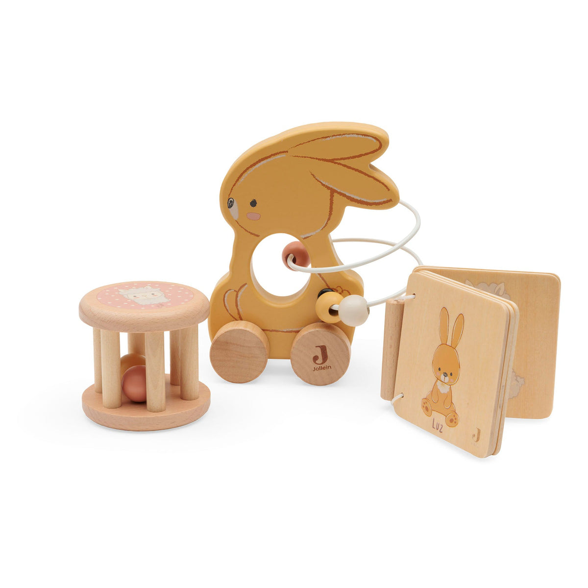 Jollein houten giftset Bunny Luz