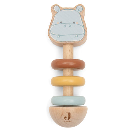 Jollein houten rammelaar Hippo Happy