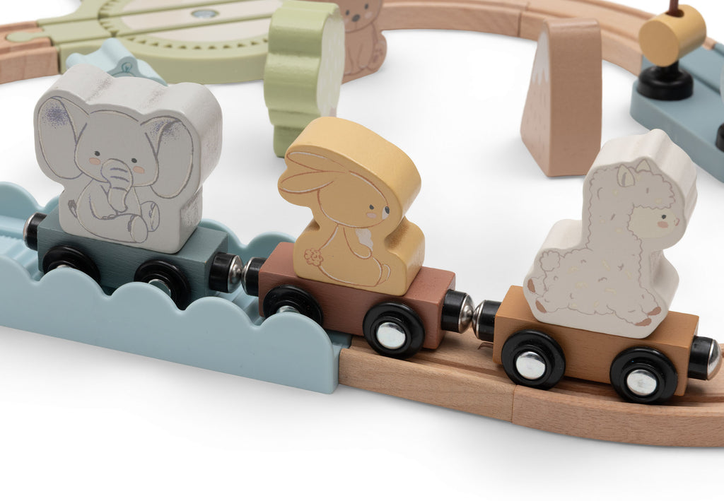Jollein houten treinset Jollies