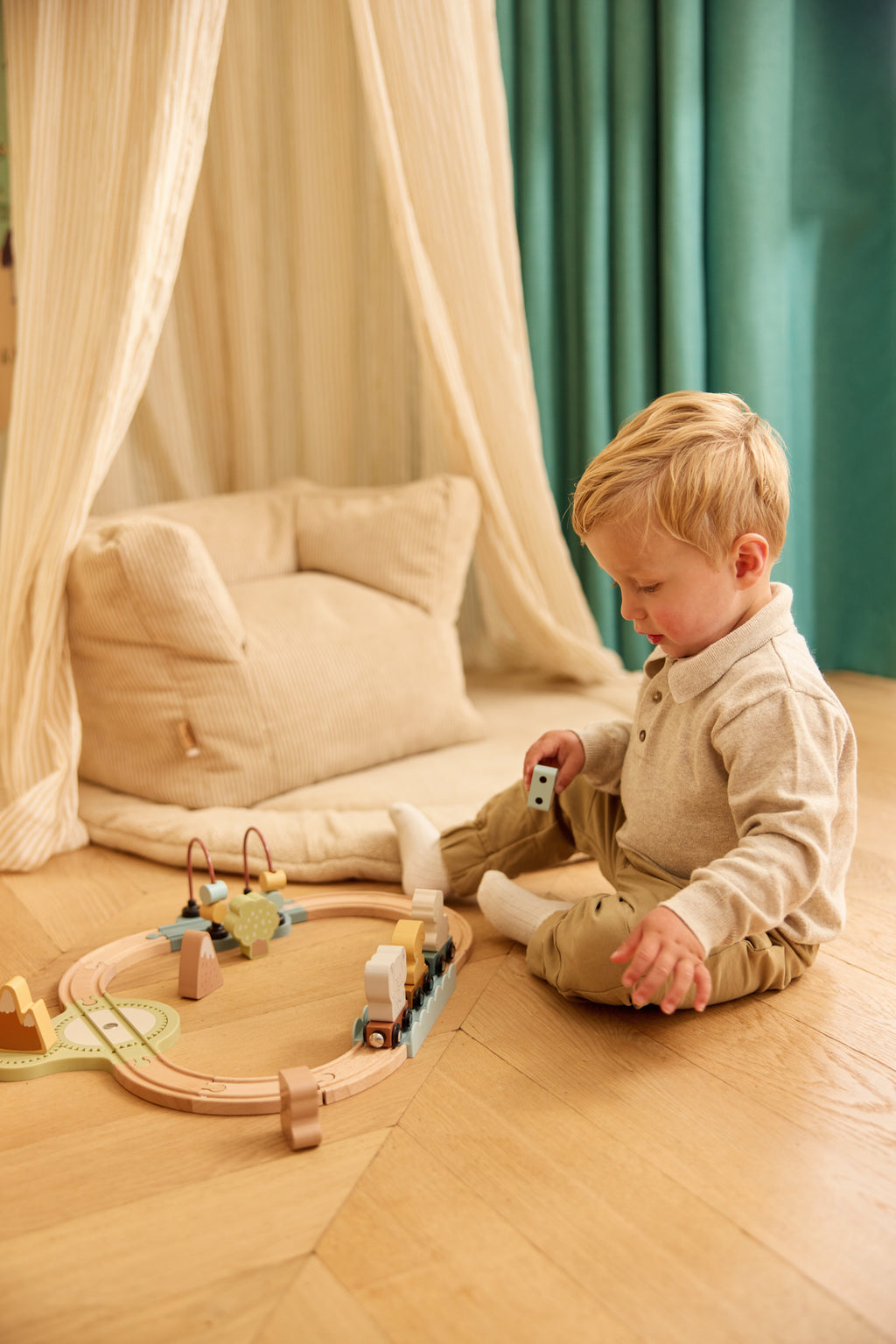 Jollein houten treinset Jollies